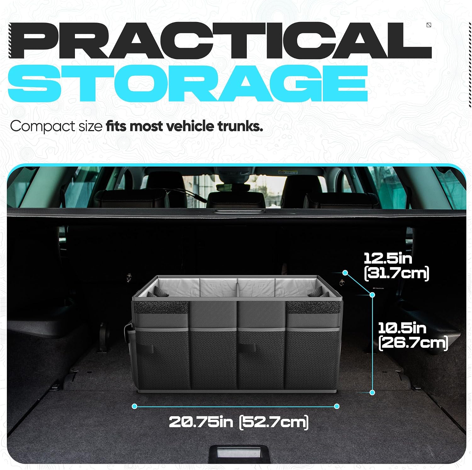 Collapsible Car Trunk Organizer