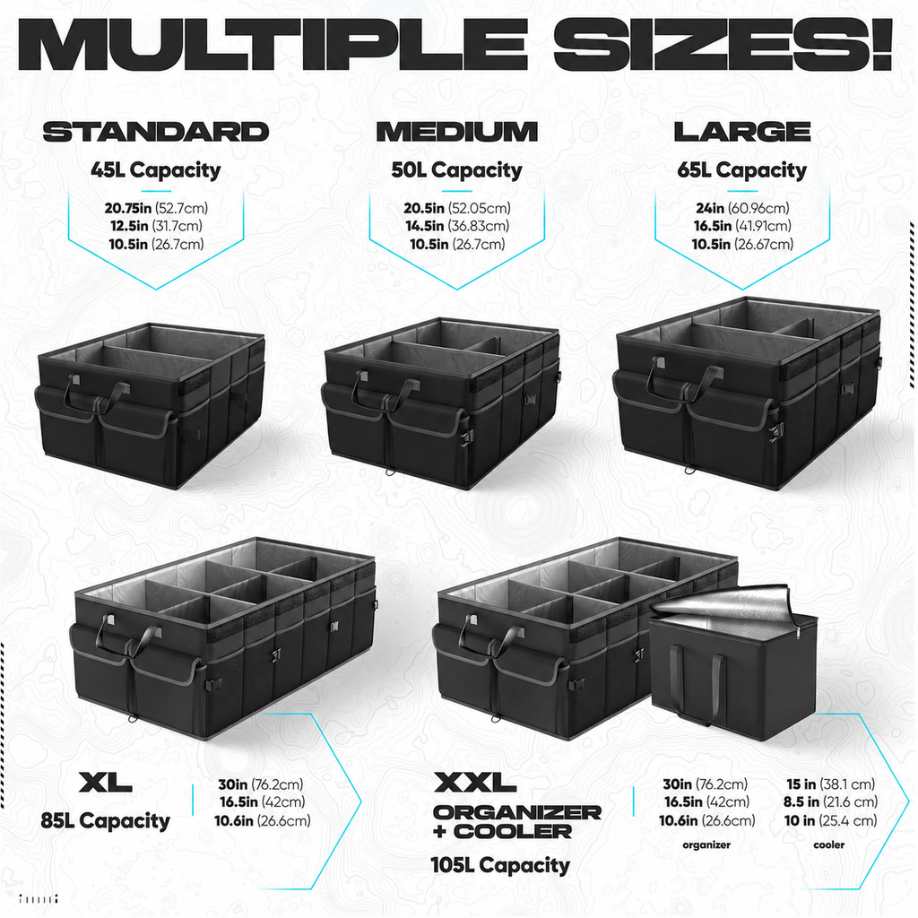 Collapsible Car Trunk Organizer