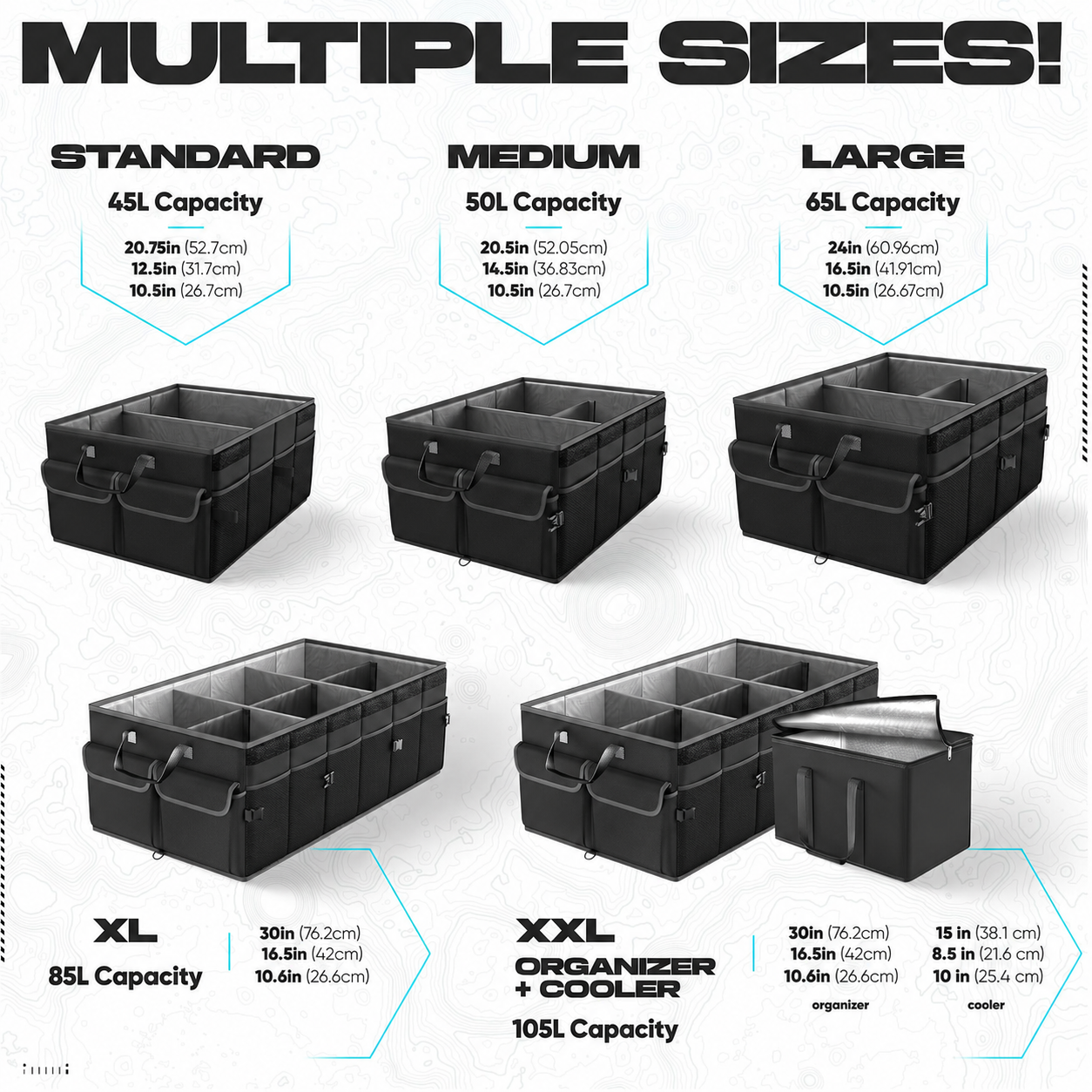 Collapsible Car Trunk Organizer