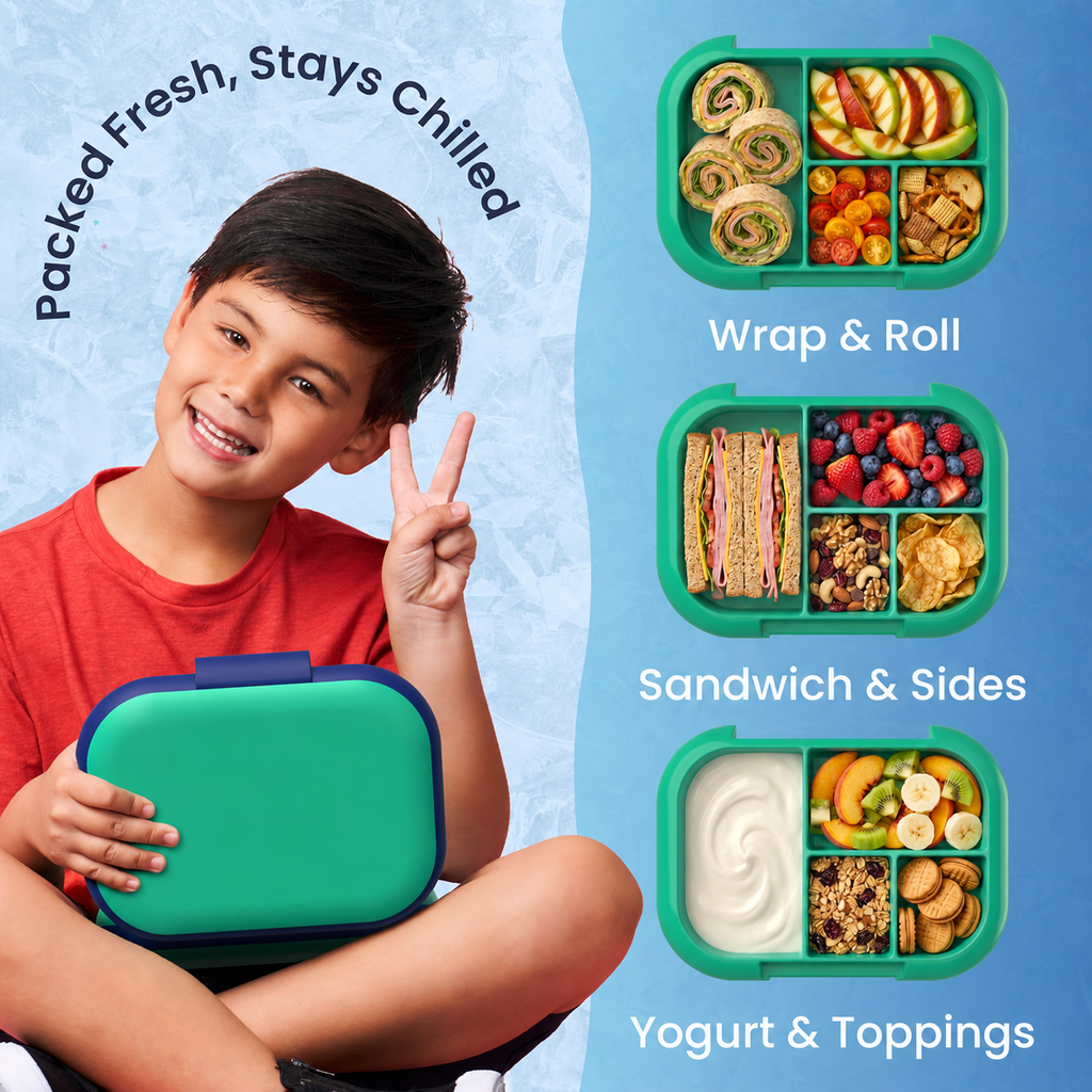 Kids’ Chill Bento Lunch Box with Removable Ice Pack